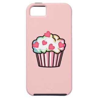 Cupcake Love Hearts Cupcake Love iPhone 5 Case