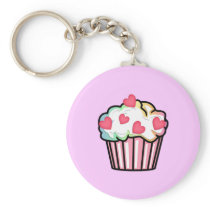 Cupcake Love Key Chain