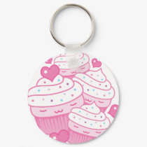 cupcake love keychains by thecuteinstitute cupcake love keychains