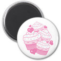 cupcake love magnet