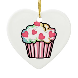 Cupcake Love ornament