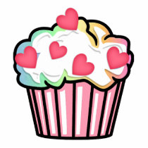 Cupcake Love Photo Cut Outs