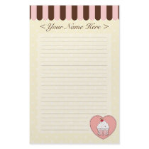 Cupcake Love Custom Stationery