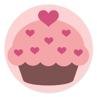 Cupcake Love Stickers by teeboutique