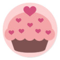 Cupcake Love Stickers