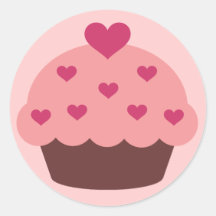 Cupcake Love Stickers