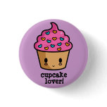 Cupcake Lover Button