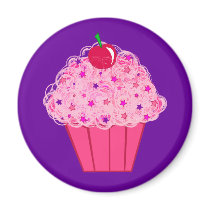 Cupcake Refrigerator Magnets