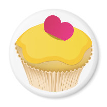 Cupcake Refrigerator Magnet