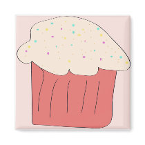 Cupcake magnet