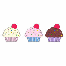 Cupcake Magnet photo sculptures