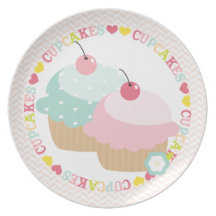 Cupcake Mania Plate