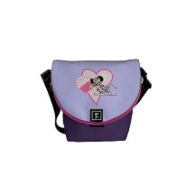Cupcake Mouse (Dalmation Suit) Courier Bags