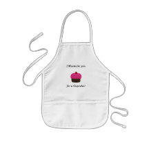 Cupcake mustache aprons