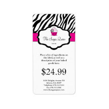 Cupcake Packaging Labels