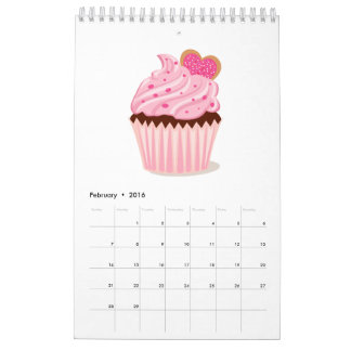 Cupcake Calendars | Zazzle