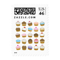 cupcake pattern postage