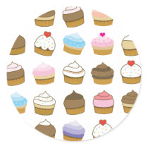 cupcake pattern stickers by thecuteinstitute cupcake pattern stickers