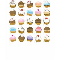 cupcake pattern Tee t-shirts