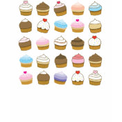 cupcake pattern Tee Tee Shirts