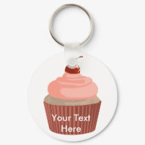 Cupcake-Pink and Red keychains by AryadnaDesign Cupcake-Pink and Red keychains