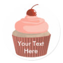 Cupcake-Pink and Red stickers by AryadnaDesign Cupcake-Pink and Red stickers