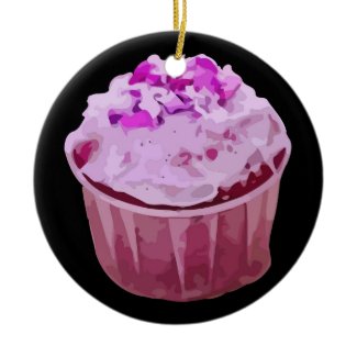 Cupcake Pink Ornament