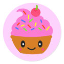 cupcake pink stickers by sugarcakesstore cupcake pink stickers
