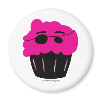Cupcake Pirate magnet
