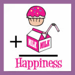 Cupcake Plus Milk Happiness