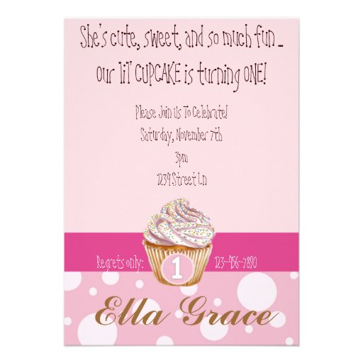 Cupcake & Polka Dots Announcement