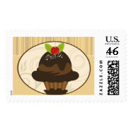 Cupcake Postage Stamp stamp