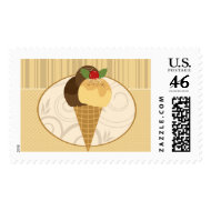 Cupcake Postage Stamp stamp