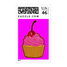 Cupcake Postage Stamps