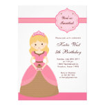 Cupcake Princess Birthday Invitation