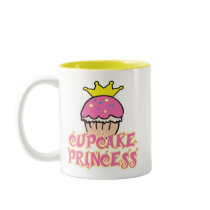 Cupcake Princess mugs by cupcakewear Cupcake Princess mugs