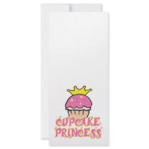 Cupcake Princess Rack Card Design