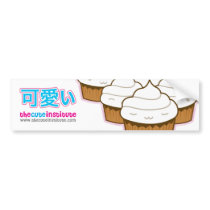 cupcake pyramid sticker bumper stickers