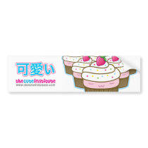 cupcake pyramid sticker bumper stickers