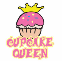 Cupcake Queen Photo Cut Out