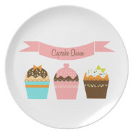 Cupcake Queen - Plate