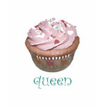 Cupcake queen retro design t-shirts
