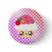 Cupcake Rainbow buttons by kawaii Cupcake Rainbow buttons