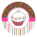 Cupcake Rainbow Stickers sticker