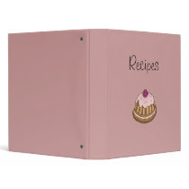 Cupcake Recipe Binder
