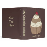 cupcake Recipe binder