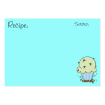 Cupcake Recipe Cards business cards by golden_oldies Cupcake Recipe Cards business cards