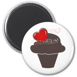 Cupcake Refrigerator Magnet