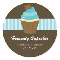 Cupcake Round Sticker