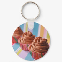 Cupcake Row keychains by SweetStreet Cupcake Row keychains
